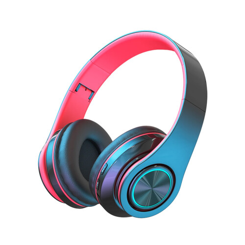 Ακουστικά Bluetooth Blukids2024 με φως LED, μείωση θορύβου, ήχο HiFi, χρόνο αναπαραγωγής 7 ωρών, 1