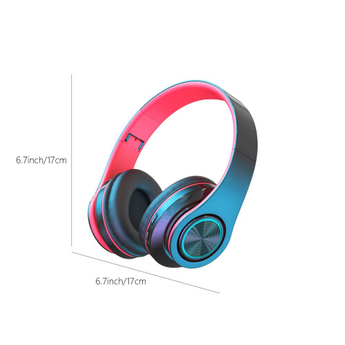 Ακουστικά Bluetooth Blukids2024 με φως LED, μείωση θορύβου, ήχο HiFi, χρόνο αναπαραγωγής 7 ωρών, 2