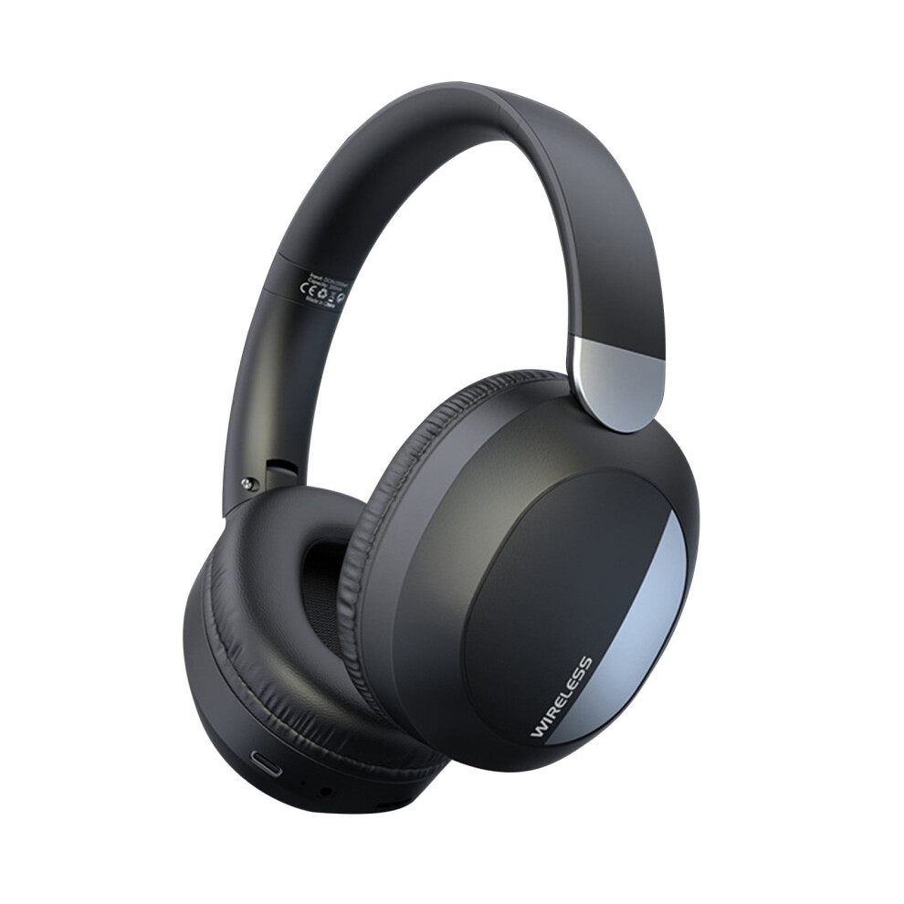 Wireless Bluetooth Over-Ear Headphones With Active Noise Reduction, 6-8H Playtime, Foldable Lightweight, Deep Bass Hifi Sound For Travel Work 9464372817405