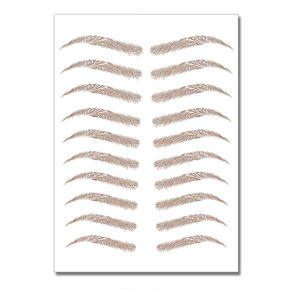 CHAXIN 6D Eyebrows Sticker Semi-Permanent False Tattoo Eye Brow Makeup Decals Universal Eyebrow stickers Makeup Parts