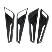 4Pcs Carbon Fiber Style Interior Door Handle Cover Fit Kia EV6 2022+