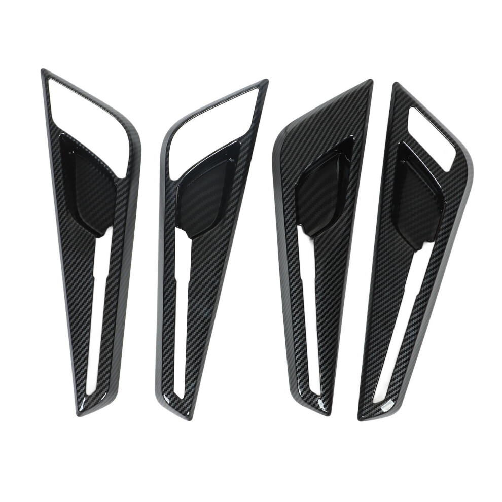 4Pcs Carbon Fiber Style Interior Door Handle Cover Fit Kia Ev6 2022+ 8311381505247