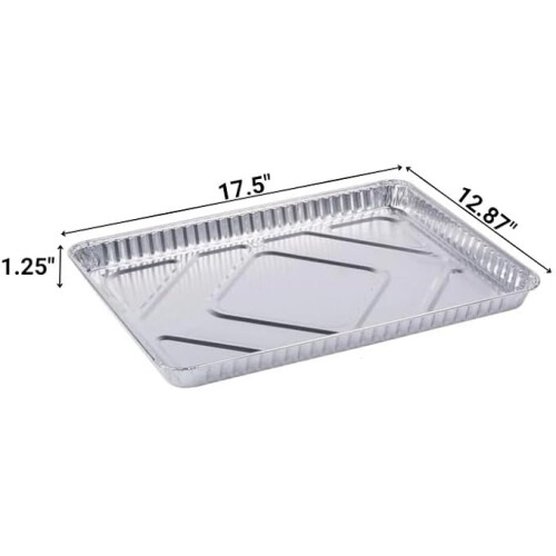 Half Cookie Disposable Aluminum Sheet with Dome Lid For Baking & Storing (10) 1