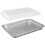 Half Cookie Disposable Aluminum Sheet with Dome Lid For Baking & Storing (10) 4