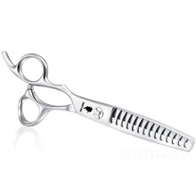 Left Handed 6.0 Inch Thinning Scissors Japanese 440C Hair Shears with Ergonomic Design