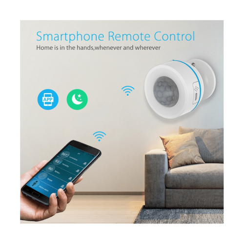Detector de movimento PIR Z Wave Plus700 Series com sensor de temperatura, umidade e luz. Compatível com Smartthings e Vera (868,4 MHz). 1