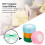 4Rolls Σιφόν με Κορδέλα DIY Διαφανείς Κορδέλες από Σατέν Βαφή Χριστουγεννιάτικη 5