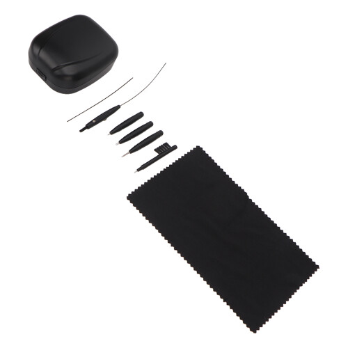 8pcs Hearing Amplifier & Earbud Cleaning Kit Portable ABS Tool