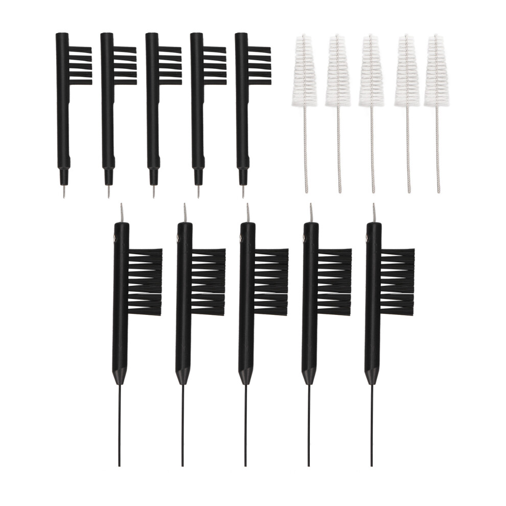 Hearing Amplifier Cleaning Tools Kit ABS Earwax Removal Brushes