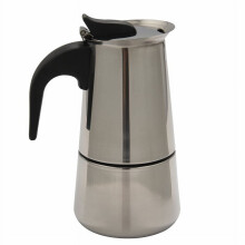 Cafetière Moka, cafetière italienne à percolation pour expresso et latte, 100 ml, acier inoxydable