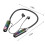 Ακουστικά Bluetooth με υφή και εκπομπή φωτός Avtoify, αθλητικά, κρεμαστά, μισά ακουστικά 3