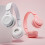 SUSUchens M6 Wireless Foldable Headset Macarons Heavy Bass Bluetooth-compatible Gaming Headphone 1