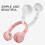 SUSUchens M6 Wireless Foldable Headset Macarons Heavy Bass Bluetooth-compatible Gaming Headphone 6
