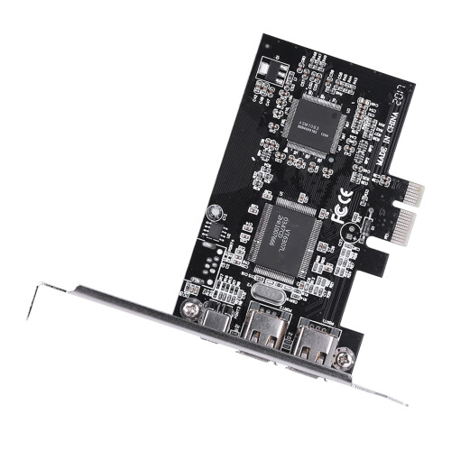 PCI-E PCI Firewire Cable Express 1394a IEEE 1394 Controller Card with Firewire Cable 100Mbps/200Mbps/400Mbs/800Mbps 2