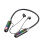 Ακουστικά Bluetooth με υφή και εκπομπή φωτός Avtoify, αθλητικά, κρεμαστά, μισά ακουστικά 2