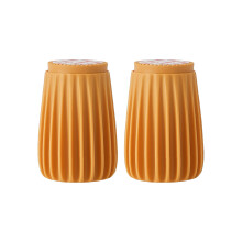 Wooden Pot Toothpick Dispenser, Bedside Stabilizer Tool For Wide Applications, Ceramic Lotion Dispenser Non-Damaging For Home Office (2PCS)
