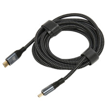 USB Type-C-kabel, 240W snellader, 40Gbps gegevensoverdracht, Power Delivery-kabel voor MacBook Pro, iPhone 16, iPad Pro, Samsung Galaxy, 2 meter,
