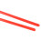 2 Stück Nylon Drum Sticks Rot Ersatz für Percussion 2