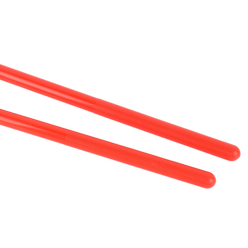 2 Stück Nylon Drum Sticks Rot Ersatz für Percussion 1
