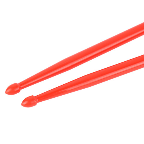 2 Stück Nylon Drum Sticks Rot Ersatz für Percussion 2
