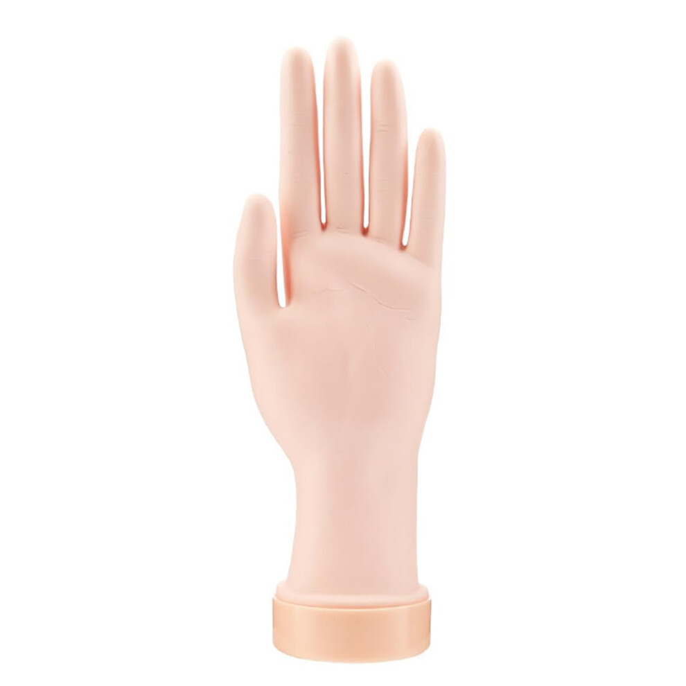 Nail Practice Hand Left Hand Realistic AdultSize Reusable Fingers for Acrylic Gel Salon Use