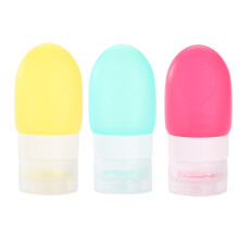 Design etanș pentru călătorii în siguranță, recipiente portabile de 37 ml pentru șampon și multe altele, ușor de umplut și curățat, cu