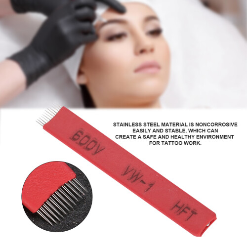 Διαφανείς βελόνες Microblading σχεδιασμού κασέτας για μόνιμο μακιγιάζ, εύκολες στην 2