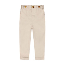 FAMTKT Toddler Kids Big Boy Fashion Cute Solid Color Stripe Casual School Uniform Suit Pants Trousers, Boys Uniform Pants( 3-4 Years, Khaki )