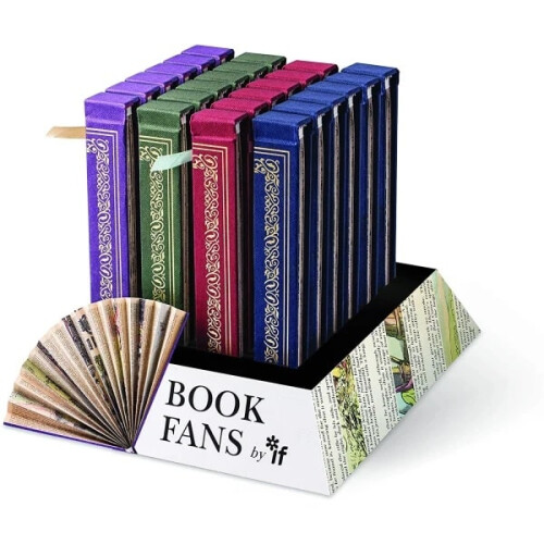 Fächerbuch, Muttertags- oder Weihnachtsgeschenk, grün