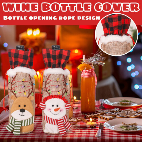 Χριστουγεννιάτικη τσάντα χειρός CISIL Christmas Supplies για κούκλες, κόκκινη και μαύρη, 2