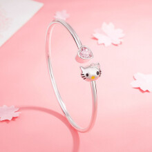 Víla Sanrio Hello Kitty Náramek Šperky Otevírání Nastavitelný Módní Velikost Oblek Milovníci Obleku Ruční Ozdoby Roztomilý Student