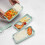 Maxiaoxia Στοιβαζόμενο Bento Box, Δοχείο Προετοιμασίας Γεύματος 3 σε 1 με Κουτάλι & Πιρούνι, 1