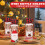 Χριστουγεννιάτικη τσάντα χειρός CISIL Christmas Supplies για κούκλες, κόκκινη και μαύρη, 4