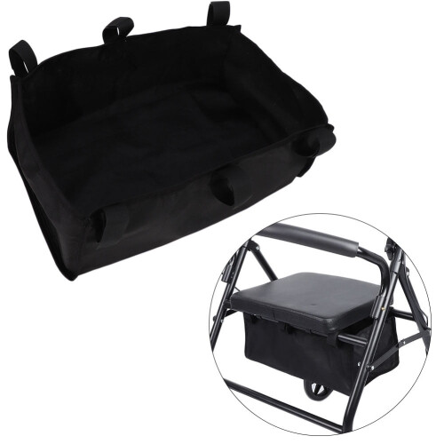 Mgaxyff Walker Frame Bag,4 Wheeled Walker Rollator Wheelchair Frame Replacement Storage Bag