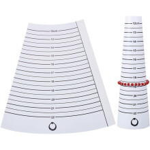 2 Stück Armbandgrößenmesser aus Harz, Handgelenkgrößenmesser, Armreifmesser für die Schmuckherstellung (DIY)