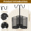 Utensil Caddy Black: Οργάνωση μαχαιροπήρουνων κουζίνας για κουτάλι, πιρούνι - Συμβατή με 8