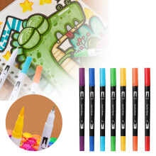 Pixuri Yakbaofuo24Colors, vârf fin, markere de 5 ml pentru desen, schiță, caligrafie, jurnalizare, mâzgălitură, ilustrare, compatibile cu arta