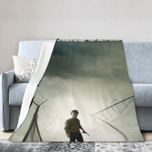 Deka The Walking Dead Hotel, Anime deka do postele, Deka na pohovku, Ultra mäkká flísová deka do spálne a obývačky, 60X50 palcov
