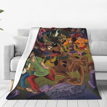 Scooby Doo -heittopeitto pehmeä pehmoinen matkapeitto makuuhuoneeseen olohuoneeseen sohvalle toimistoon kaikkina vuodenaikoina lahja naisille