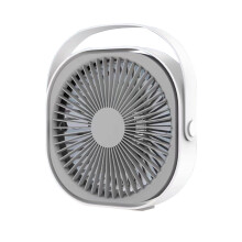 YOBOLK Fan Fashion Desktop Fan, Home Usb Charging Small Fan, Mini Desktop Portable Large Wind Silent Electric Fan Clearance Portable Fan