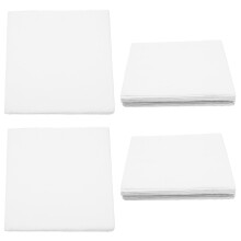 80Pcs Șervețele de restaurant occidentale, hârtie multicoloră, alb, din celuloză de lemn virgină, pentru decorul cinei de nuntă, petrecere,