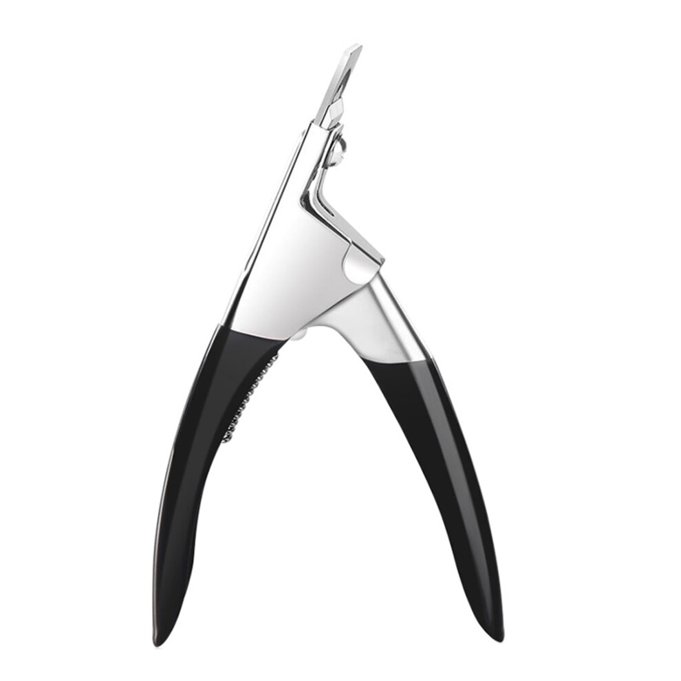 Professional Acrylic Nail Tip Cutter UShaped False Nail Trimmer Stainless Steel for Manicure
