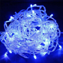 Guirlande lumineuse scintillante MAMOWEAR 10 m (33 pi) avec 100 LED, 8 modes d'éclairage, étanche, idéale pour l'intérieur et l'extérieur,