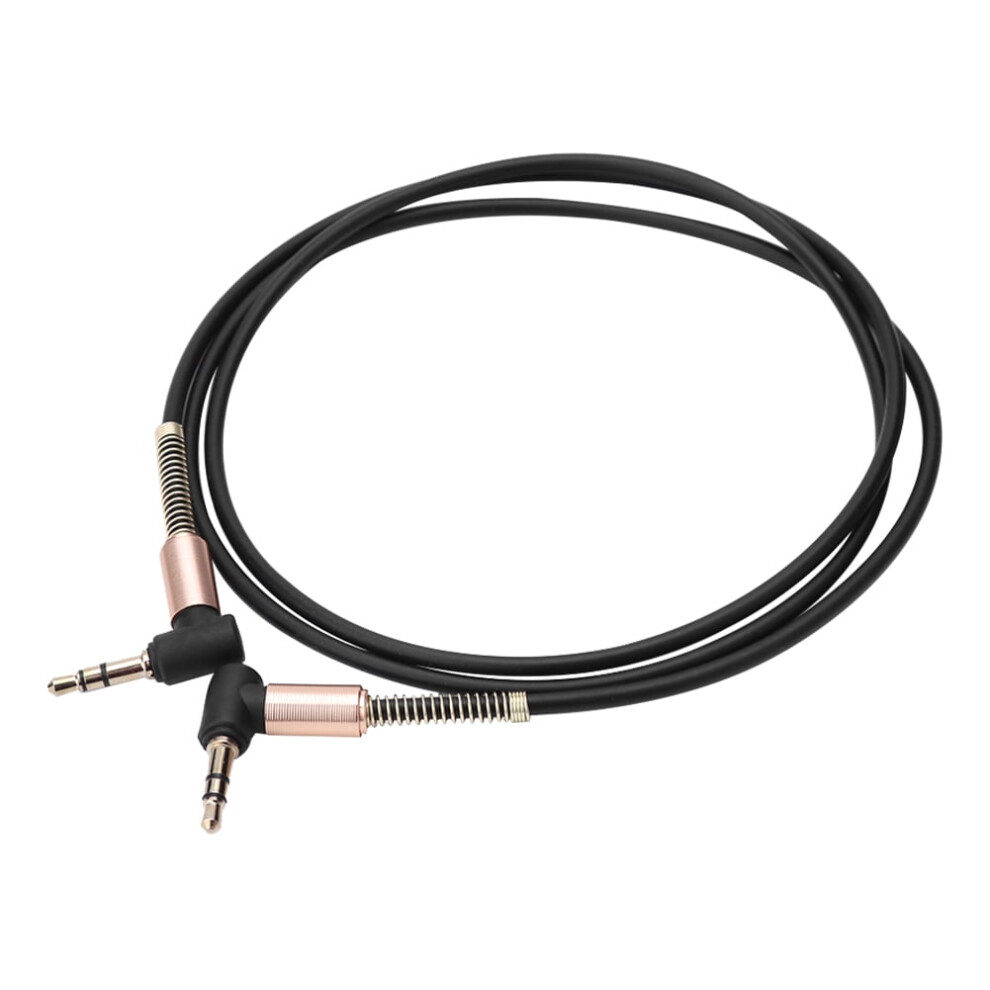 Jixopn 90 Degree Speaker Adapter Tpe Wire Car Aux Cable Cord 3.5Mm Male To 3.5Mm Male Plug Connector For Speaker Mp3 9164030099517