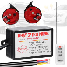 Pinnaco Autohupe, 12 Töne, wasserdicht, laut, universell, 12 V, Fernbedienung, 2 Stück, kompatibel mit Dazzduo Autohupe