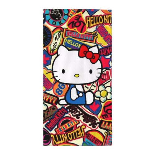 Πετσέτες χεριών Hello Kitty για μπάνιο, πετσέτα μπάνιου/προσώπου, μαλακές, 1