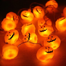 Alennus! Poaug Sting -valojen alennusmyyntivalosarja, koristeellinen valosarja, akkuvalo, kaukosäädettävä halloween-kurpitsan muotoinen