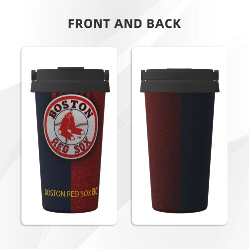 Μπουκάλι νερού Boston Red Sox17oz από ανοξείδωτο ατσάλι με μόνωση και καπάκι, κούπα 1