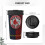 Μπουκάλι νερού Boston Red Sox17oz από ανοξείδωτο ατσάλι με μόνωση και καπάκι, κούπα 3