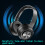 Cuffie Bluetooth over-ear Jacenvly, cuffie stereo wireless e cablate pieghevoli per cellulari e PC, morbidi padiglioni auricolari, leggere e comode 7